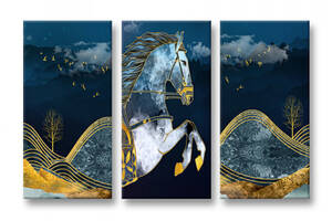 Модульная картина Malevich Store Sky Horse 96x60 см (MK311648)