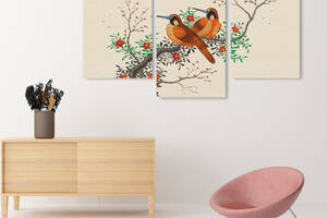 Модульная картина Malevich Store из трех частей Spring 141x90 см (MK322040)