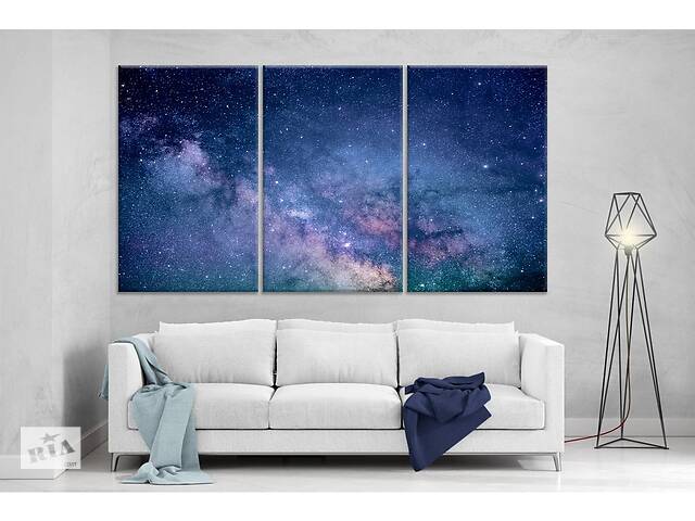 Модульная картина на холсте ProfART XL26 167 x 99 см Ночное небо (hub_cRFq56580)