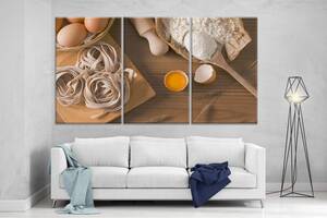 Модульная картина на холсте ProfART XL29 167 x 99 см Домашняя кухня (hub_frij40381)