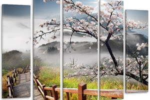 Модульна картина Poster-land Природа з квітучою Сакурою (80x118 см) LM-001_5