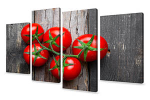 Модульна картина Соковиті томати KIL Art 129x90 см (M4_L_575)