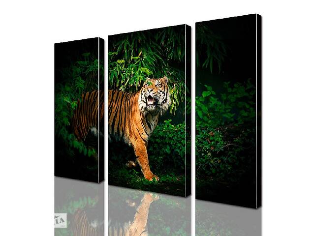 Модульна картина Тигр ADJ0109 95 х 120 см