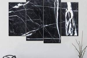 Модульная картина из четырех частей Art Studio Shop Битое стекло 129x90 см (M4_L_163)