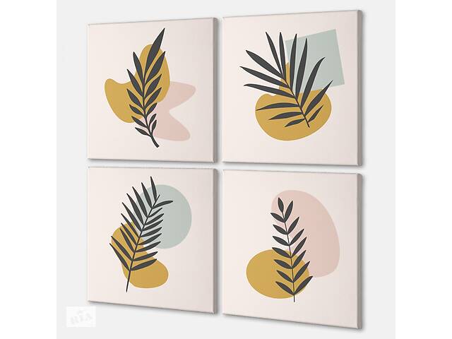 Модульна картина із чотирьох частин Leafs Malevich Store 103x103 см (MK423210)