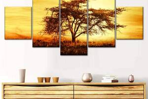 Модульна картина із п'яти частин Art Studio Shop Дерево предків 112x48 см (M5_M_58)