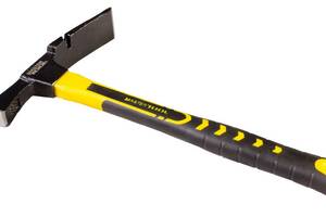 Молоток каменщика MASTERTOOL 600 г HRC60 380 мм Yellow and Black (02-0124)