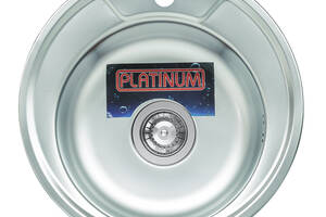 Мойка кухонная из нержавеющей стали Platinum 450 САТИН 06 / 170