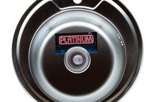 Мойка кухонная из нержавеющей стали Platinum 490 САТИН 06 / 170