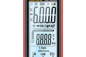 Мультиметр ANENG AN-620A, измерения: V, A, R, C, T, F