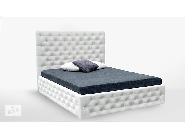 М'яке ліжко Миро-Марк Діанора з підйомним механізмом 1600*2000 Білий матовий (56743)