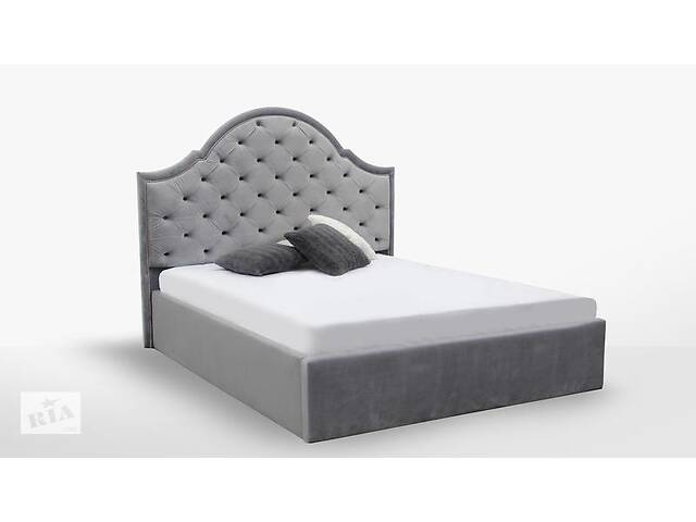 Mягкая кровать Миро-Марк Милана 1800 x 2000 с подъёмным механизмом Светло-серый (56746)