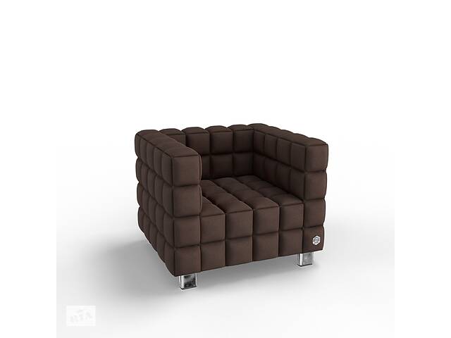 Мягкое кресло KULIK SYSTEM NEXUS Ткань 1 Шоколадный (hub_dlkY91546)