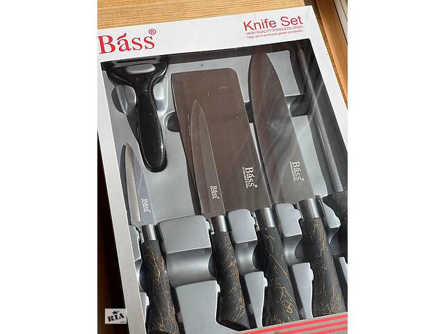 Набір ножів Kitchen knife B7993 XPRO чорний (43781-B7993_278)