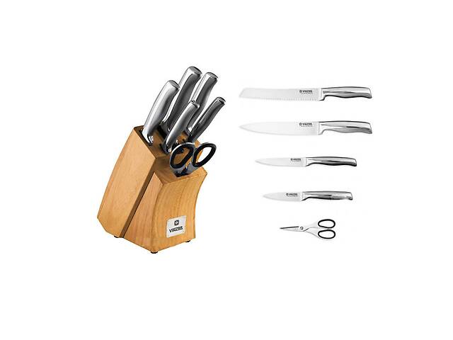 Набор ножей VINZER Supreme 7 предметов 89120 VZ