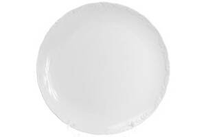 Набор 2 фарфоровые подставные тарелки 'White Prince' Ø30см (белый фарфор)