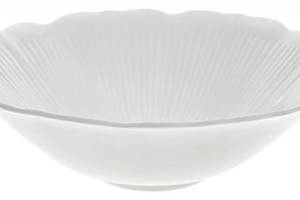 Набор 2 салатника (глубокие тарелки) 'White City Мак' Ø20см, белый фарфор