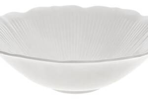 Набор 2 салатника (глубокие тарелки) 'White City Мак' Ø24см, белый фарфор
