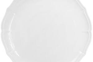Набор 3 фарфоровые подставные тарелки 'White Prince-2' Ø30см (белый фарфор)