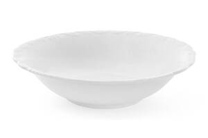 Набор 3 фарфоровые суповые тарелки 'White Prince' 800мл (белый фарфор)