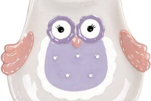 Набор 4 блюда 'Owl Family' 18.9см керамика (десертные тарелки)