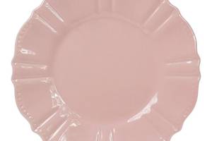 Набор 6 десертных тарелок Leeds Ceramics SUN Ø20см, каменная керамика (розовые)