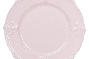 Набор 6 десертных тарелок Leeds Королевская Лилия Ø21.5см, розовые