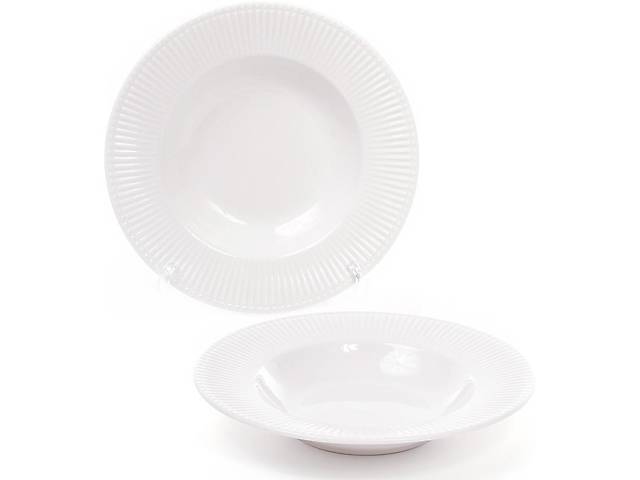 Набор 6 фарфоровых тарелок Emilia-Romagna Ø22см, порционные