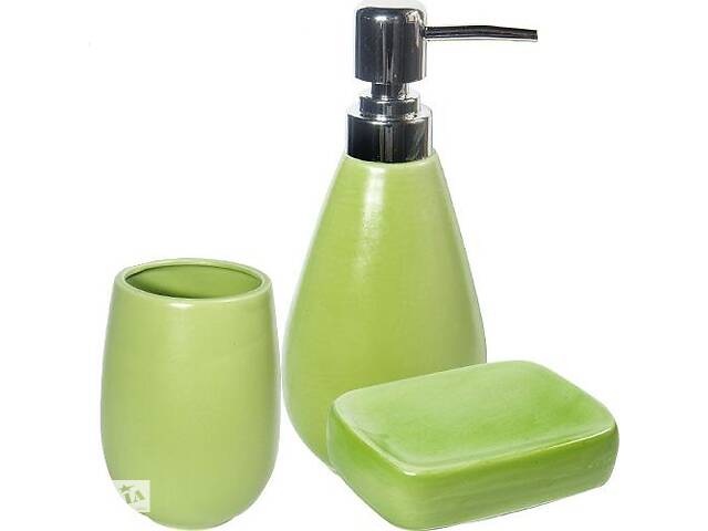 Набор аксессуаров для ванной комнаты Verde стакан дозатор мыльница S&T DP114740