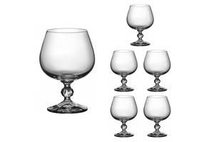 Набор бокалов для бренди коньяка Lora Бесцветный H80-014 250ml