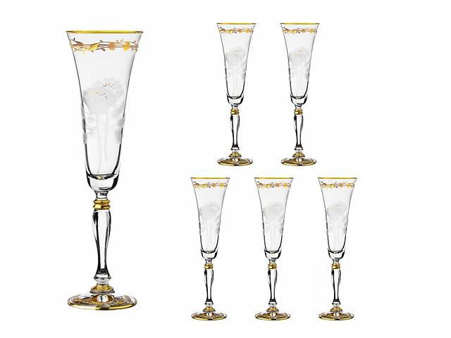 Набор бокалов для шампанского Lora Бесцветный H71-047 200ml