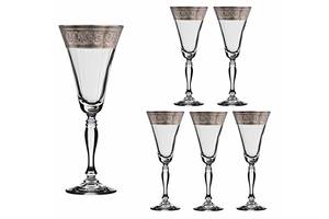 Набор бокалов для вина Lora Бесцветный H80-063 190ml