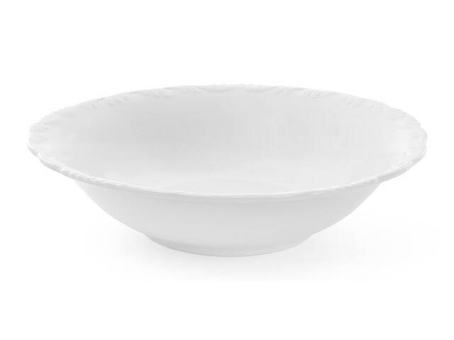 Набор Bona 3 фарфоровые суповые тарелки Prince 800 мл Белый фарфор DP40189