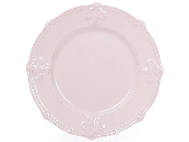 Набор Bona 6 десертных тарелок Leeds Королевская Лилия диаметр 21.5см Розовые DP40113