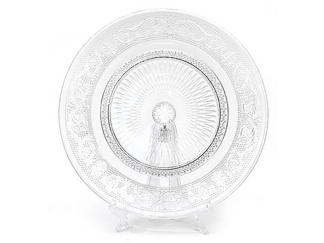 Набор Bona 6 стеклянных тарелок Ajour диаметр 20см десертные DP39945
