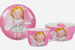 Набор детской фарфоровой посуды GAPCHINSKA LOVE YOU MORE 3 предмета 924-700 Купи уже сегодня!