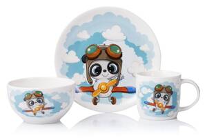 Набор детской посуды Ardesto Panda pilot AR-3451-PS 3 предмета