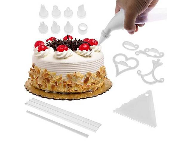 Набор для украшения тортов Supretto Cake Decorator 100 предметов (B017)