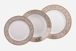 Набор фарфоровых тарелок Japan sakura Бархат 18 предметов 440-041-2 Купи уже сегодня!