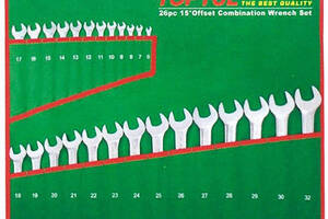 Набор ключей комбинированных 26 шт 6-32 мм TOPTUL GAAA2604
