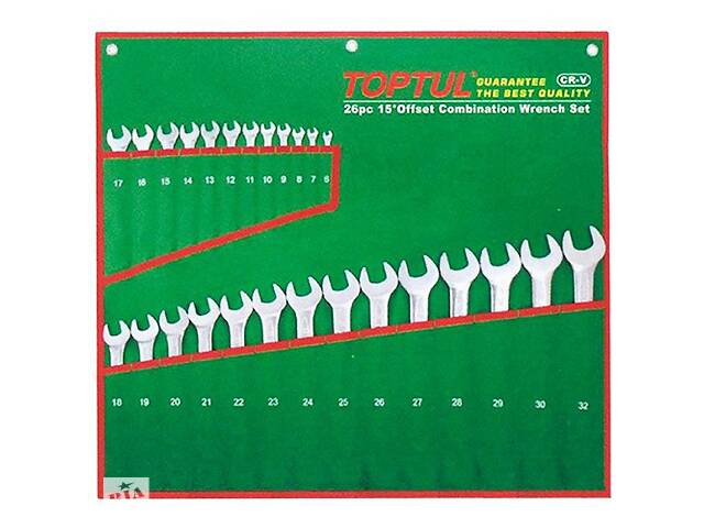 Набор ключей комбинированных 26 шт 6-32 мм TOPTUL GAAA2604