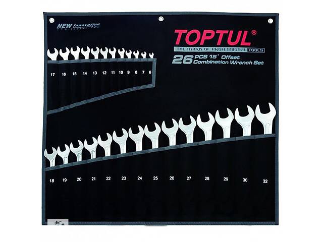 Набор ключей комбинированных 26 шт 6-32 мм TOPTUL Hi-Performance GPAX2601