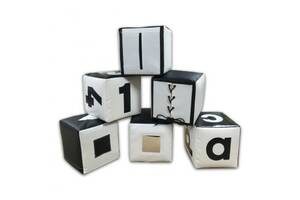 Набор кубиков черно-белый TIA-SPORT