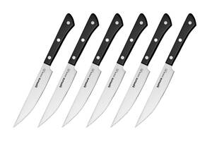 Набор кухонных ножей для стейка Samura Harakiri 6 шт (SHR-0260B)