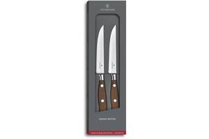 Набор кухонных ножей Victorinox Grand Maitre Wood Steak Set 120 мм дерево 2 шт. (7.7240.2W)