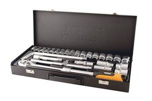 Набор насадок торцевых MASTERTOOL PROFI CrV 1/2' 8-32 мм 26 шт (78-4126)