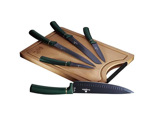 Набор ножей с доской Berlinger Haus Emerald Collection (BH-2551)