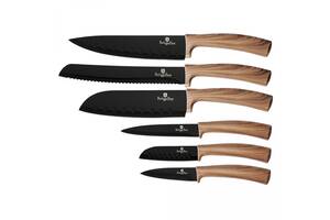 Набор ножей из 6 предметов Berlinger Haus Ebony Maple Collection (BH-2286)