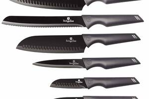 Набор ножей из 6 предметов Berlinger Haus Metallic Line Carbon Pro Edition (BH-2596)
