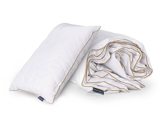 Набор одеяло и 2 классических подушки Dormeo Zlata 140x200 см Белый